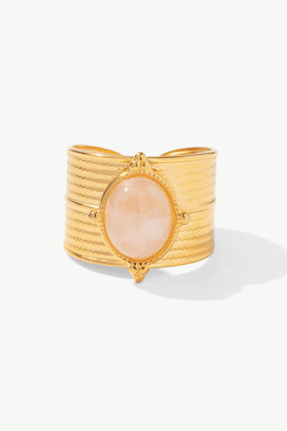 18K Gold-Plated Wide Open Ring