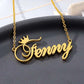 s925 silver personalized customizable alphabet necklace