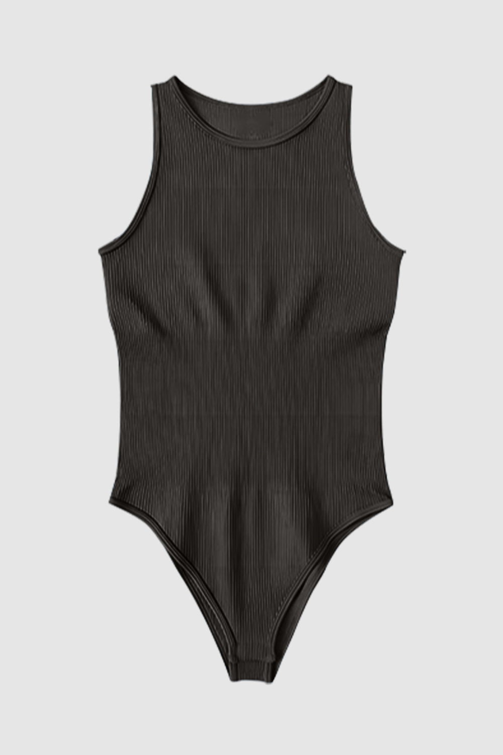 Round Neck Sleeveless Active Bodysuit