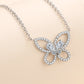 Paola Moissanite Butterfly Pendant Necklace, Paola Moissanite Butterfl