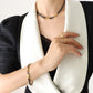 Baguette Double Linked Necklace Bracelet Sold Separately, Baguette Dou